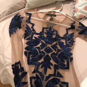 for love and lemons dress with nude slip